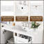 Meuble-lavabo blanc 36 po avec cadre en pin massif, porte à fermeture en douceur et 3 tiroirs pour un rangement moderne et esthétique-288642112