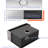 24X21x10 Inch Single Bowl 16 Gauge T304 Stainless Steel Kitchen Sink With Apron Front, X - Shaped Water Guide For Efficient Drain Function, R10 Corner, Coating Weather Protection, 3Mm Pad, Comes-121565395