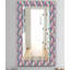 Miroir mural abstrait floral-40101815