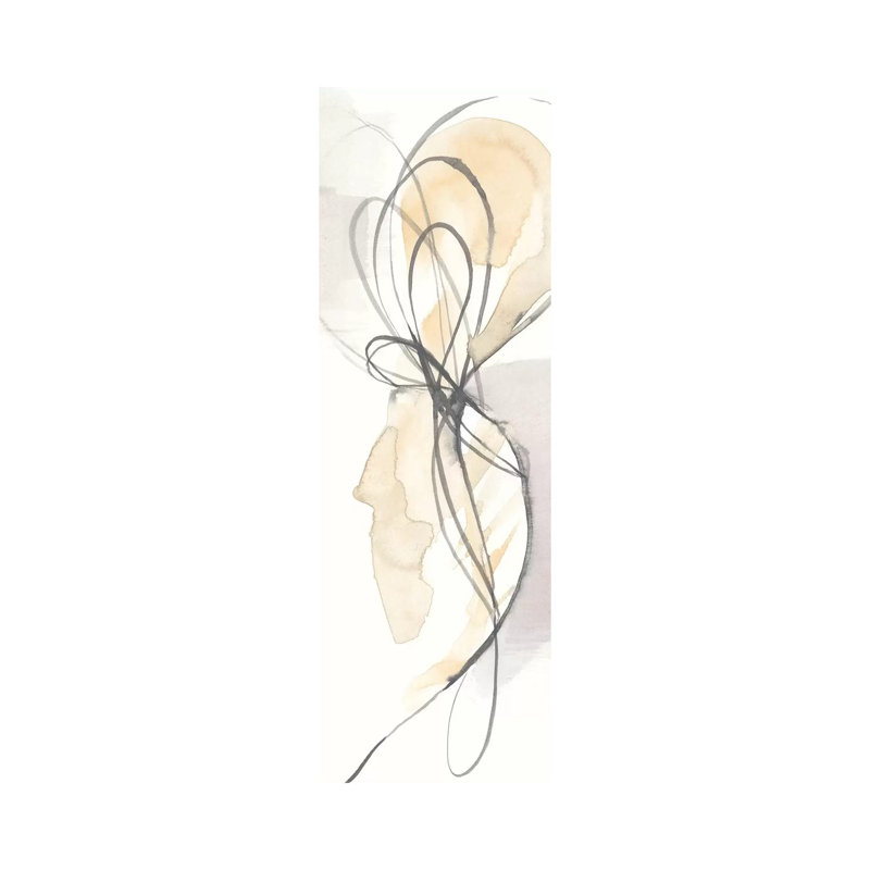 Twist Tie I by Jennifer Goldberger - Wrapped Canvas Panoramic Gallery-Wrapped Canvas Giclée, 30.48 cm H x 91.44 cm W