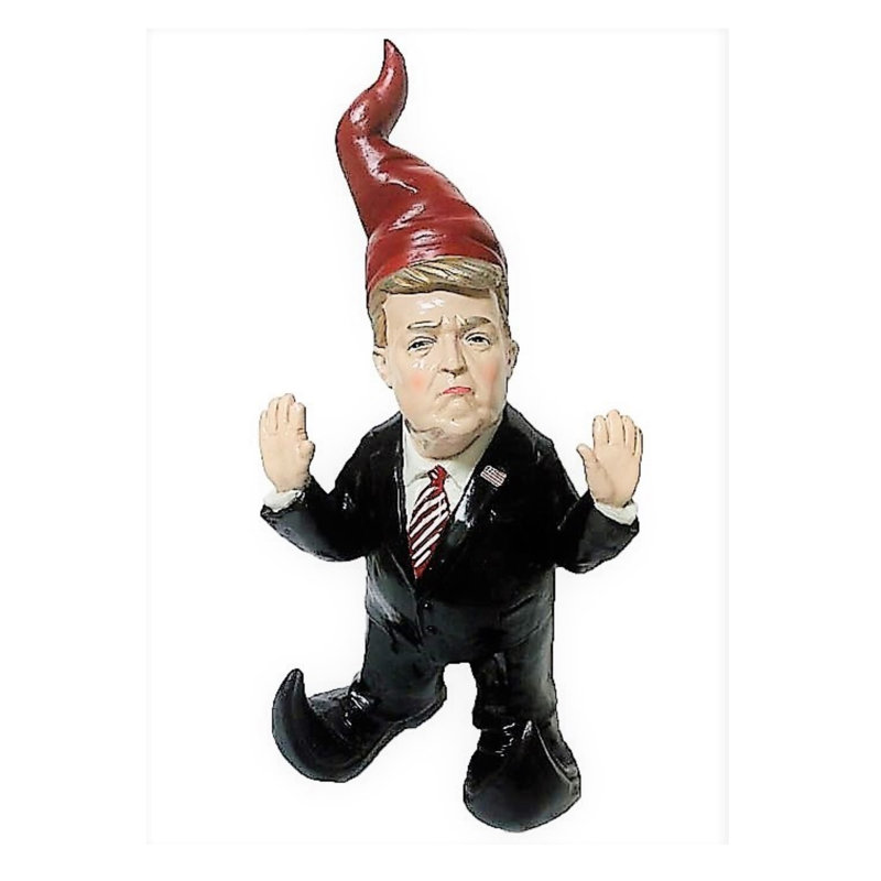 Statue de jardin président américain «The Commander in Chief» gnome américain