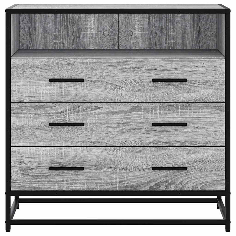 Stanely Metal Standard Accent Chest, Grey Sonoma