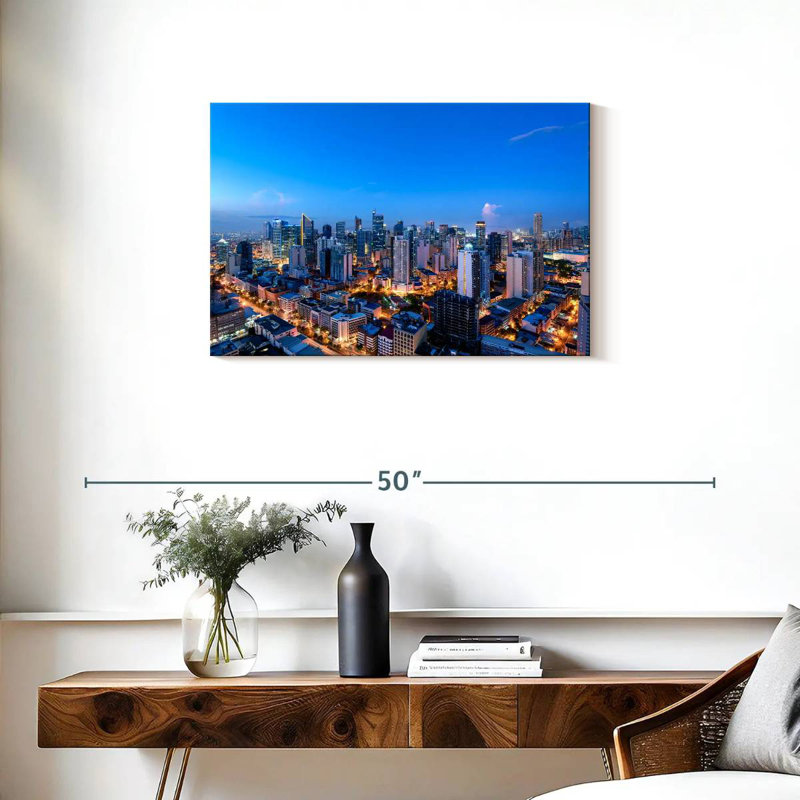 Quartier des affaires Sireci Makati, H 20 po x l 30 po