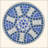 Charming Iron-Framed Ceramic Tile Side Table For Outdoor Styling