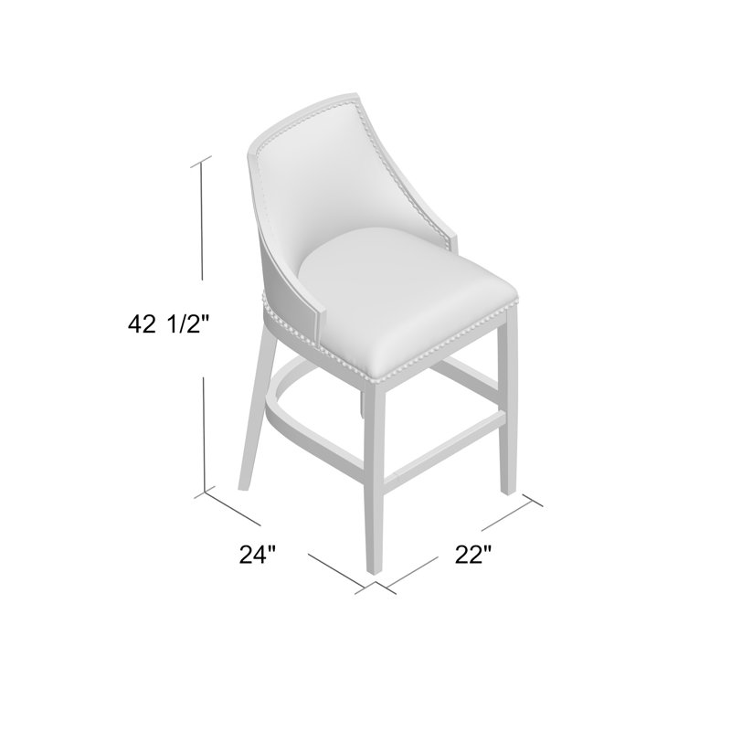 Arnitha Micheline Bar & Counter Stool, Bar Stool (30" Seat Height)