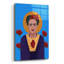 Art mural en verre épique «Frida Kahlo» par Arctique, 16 po x 24 po-249177011