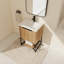 Meuble-lavabo simple autoportant avec plateau en résine 23,63 po Springboro-904384877-904384876
