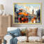 «Red Beige City London Popart I» sur toile-1827745876-1828540091