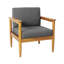 Chaise de patio avec coussins Abyme