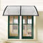 Sol 27 Outdoor 100cm D Plastic Black Cover Retractable Door / Window Awning-1301676829-1301676826