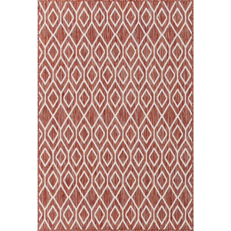 Darcella Turks and Caicos Indoor/Outdoor Rug, Rectangle 4'1" x 6'1"