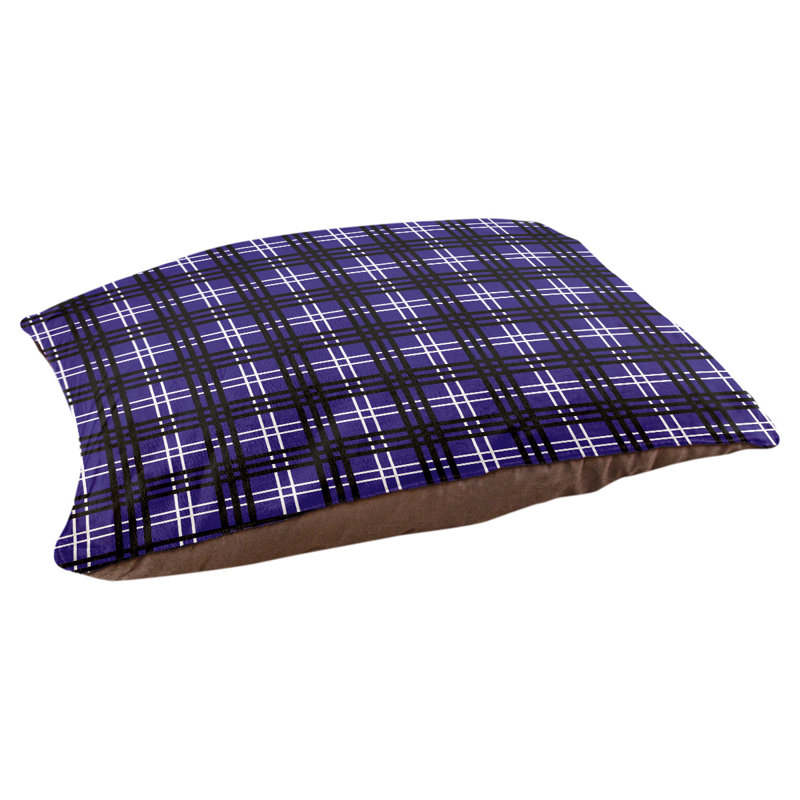 Lit pour chat Baltimore Designer, Mauve / blanc / noir, Grand L 52 po x l 42 po, Utilisation intérieure / extérieure