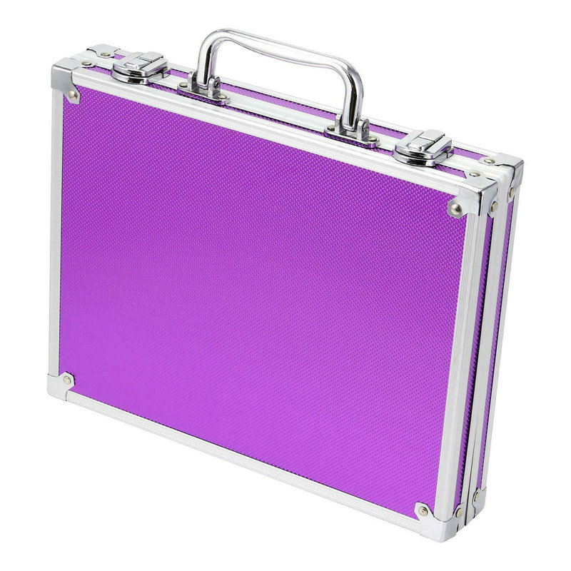 70pcs Aluminium Case Art Drawing Sets, Purple
