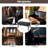 Adjustable Piano Bench with Flip-Top Storage, Cushioned PU Leather Seat