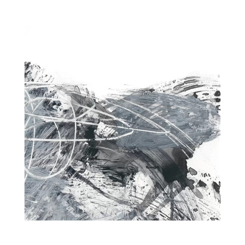 Scribble Out II by Ethan Harper - Wrapped Canvas Painting, 30.48 cm H x 30.48 cm W