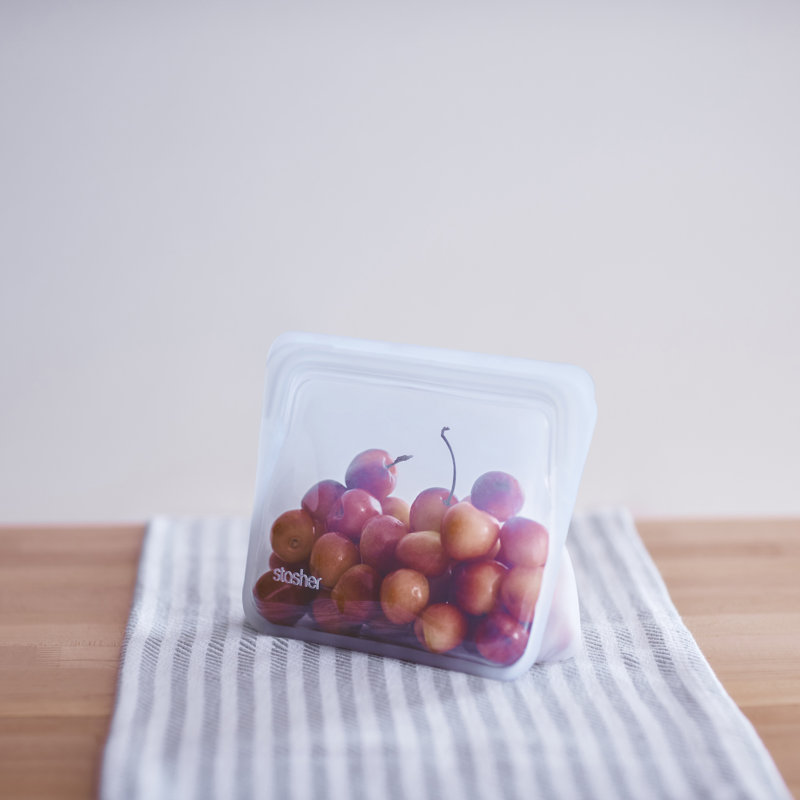 Stasher Stand-Up Bag Mini, Clear