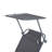 Outsunny Outdoor Lounge Chair, Adjustable Folding Chaise Loungening Chair With Sun Shade For Beach, Camping, Hiking, Backyard-1734273430