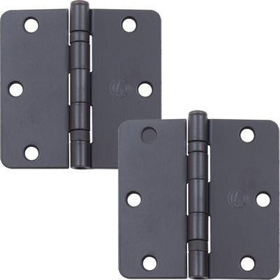 3-1/2" Ball-Bearing Door Hinges, 1/4" Radius Corner
