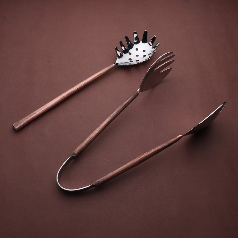 2 Piece Stainless Steel Hostess Set