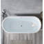 Baignoire moderne simple en acrylique blanc