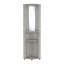 Armoire de bar de coin Chicago, support, porte en verre