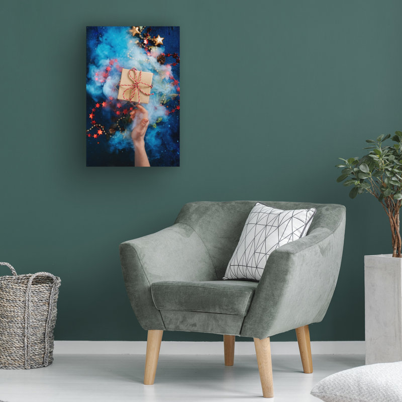«Dina Belenko Dont Open Till Christmas», art sur toile, H 22 po x l 32 po