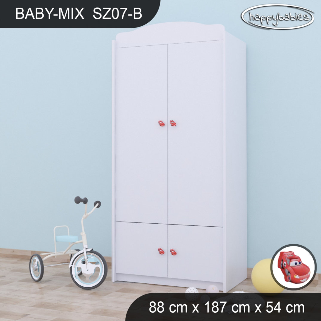 Baby 4 Door Wardrobe