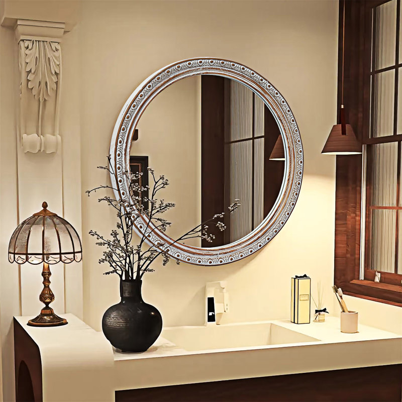 Miroir mural rond