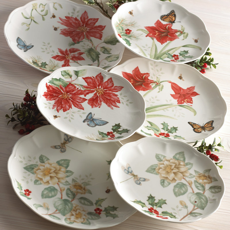 Butterfly Meadow® 18-piece Holiday Dinnerware Set