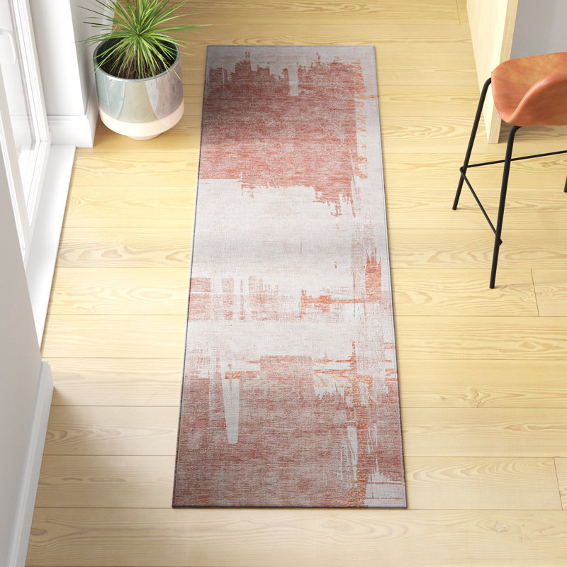 Kaylani Washable Abstract Indoor / Outdoor Rug, Runner 2'3" x 7'6"