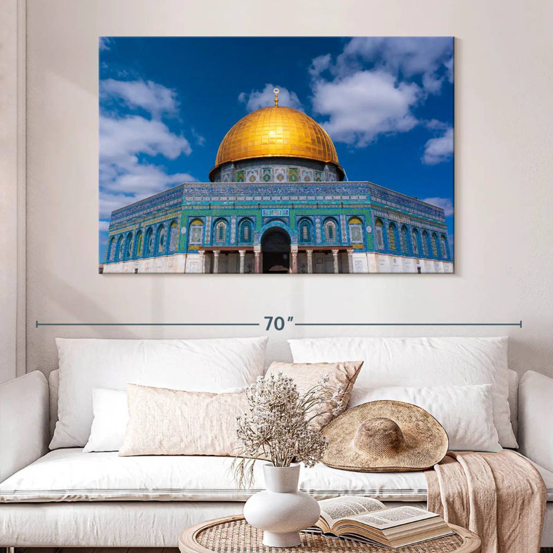 Mosquée Nicci Al-Aqsa, H 34 po x l 51 po