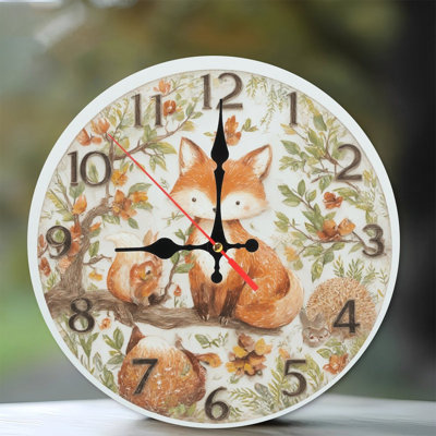 Horloge animalière Woodland