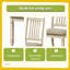 Chaise de salle à manger, hauteur 38 po, ensemble de 2, côté, rembourrée, cuisine, salle à manger-1572249757-1572249756