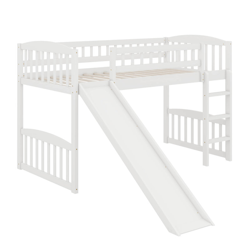 Lit mezzanine simple avec glissade