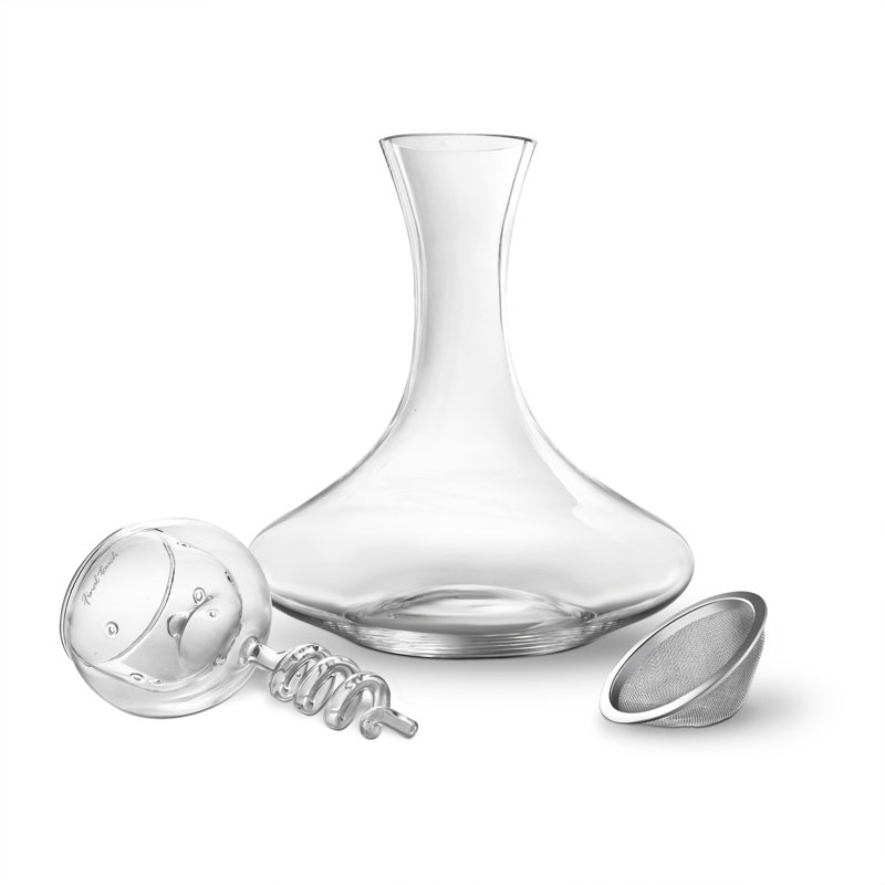 Final Touch Twister Aerating Wine Decanter 0.75L