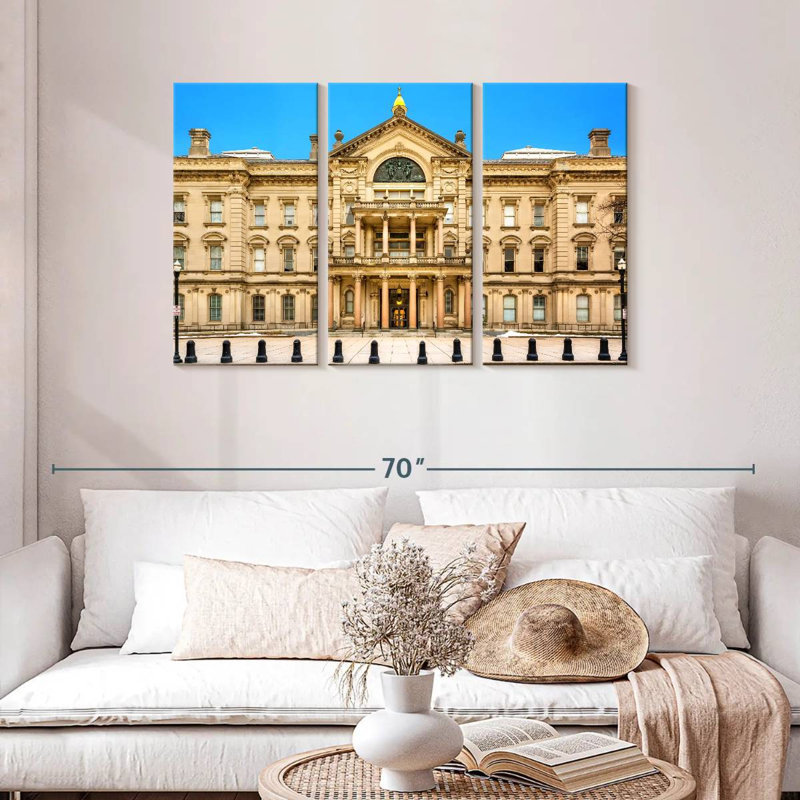 New Jersey State House, 28" H x 45" W