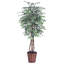 Ficus panaché artificiel en pot