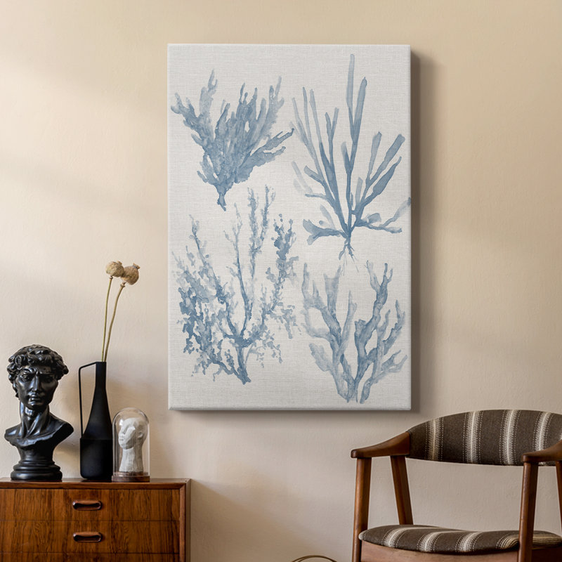 Collection Sea Coral I - galerie sur mesure enveloppée Cavas, H 27 po x l 18 po