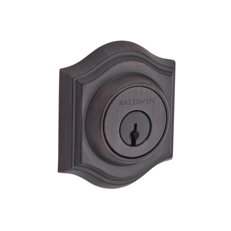 Traditional Arch Double Cylinder Deadbolt with Smartkey, Venetian Bronze