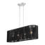Grand lustre linéaire en nickel peint à 4 lumières Acordia-1023162009-1023162010