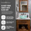 Lavabo vasque de salle de bain Wave