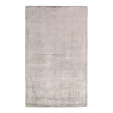 Chandell Hand Loomed Silk Area Rug in Gray