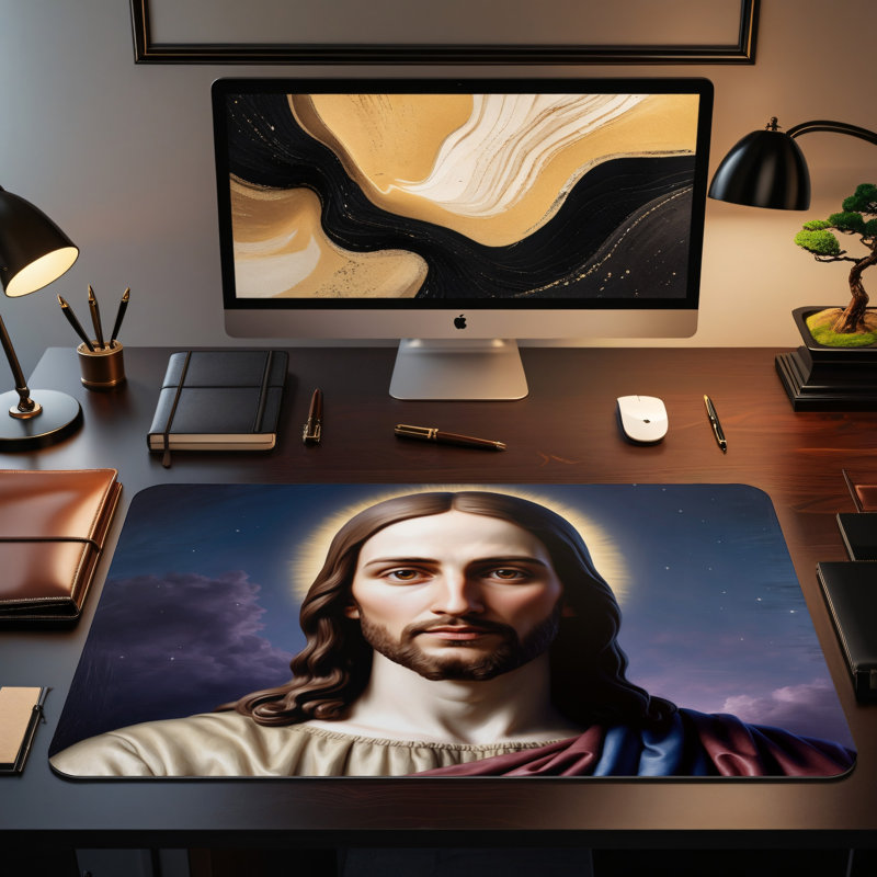 Polyester Desk Pad, 23.6x13.8