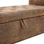 Banc de rangement en tissu