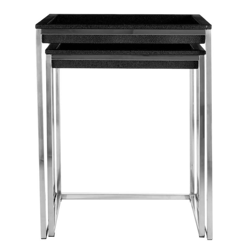 Pressley Tray Top Sled Nesting Tables