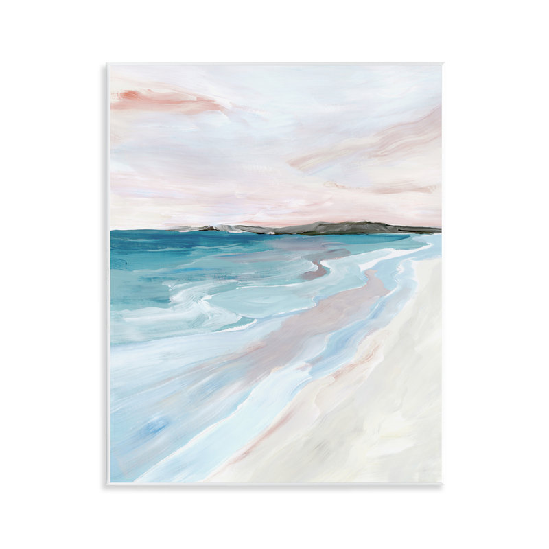 Plaque murale Faded Coastal Serenity, design par Ian C.