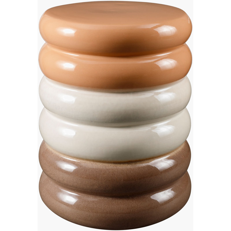 Tabouret d'appoint Gruner, Crème / rosé
