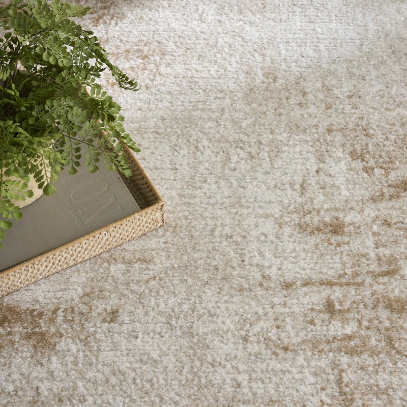 Tapis d'intérieur moderne Mathews, Rectangle 7 pi 10 po x 9 pi 10 po