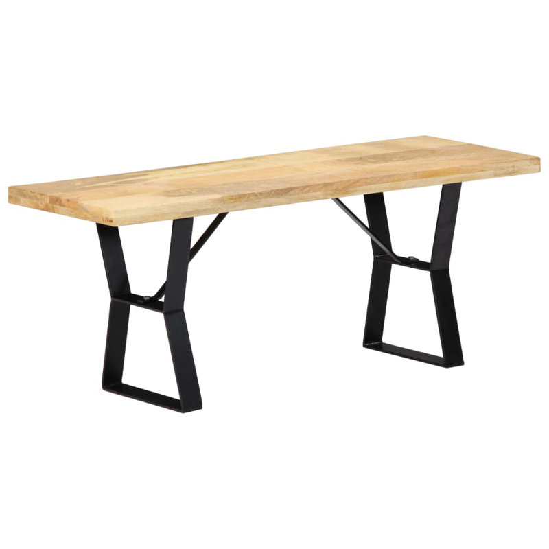 Artrip Solid Wood Bench, H45 x W110 x D40cm