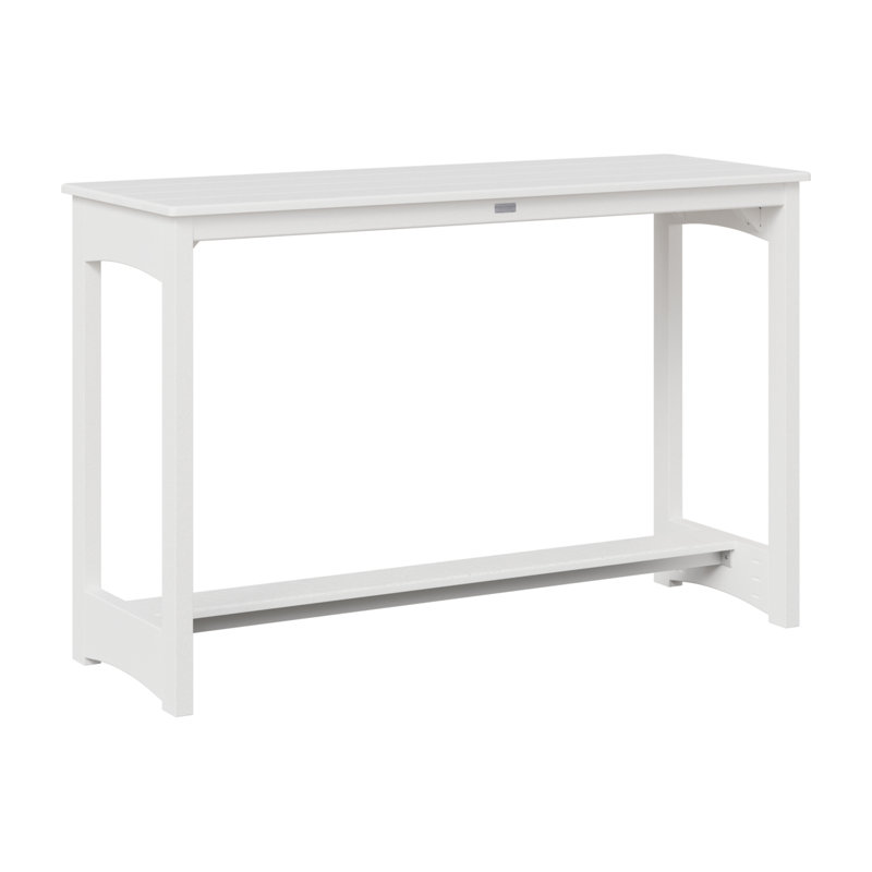 Table de bar Berlin Gardens, 38.5" H x 60" W x 22" D, Blanc, Blanc